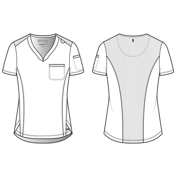 Greys Anatomy Capri Tuck-In scrub top - Picture 4 of 5